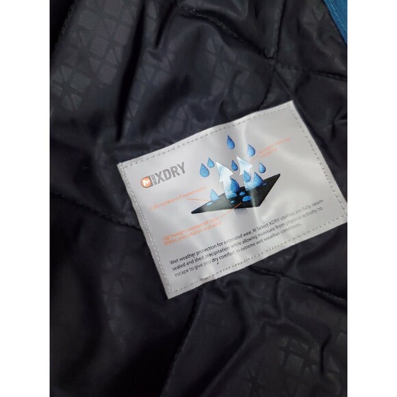 Merrell Xdry Waterproof Rain Jacket Coat Women's Size XS Blue Select Dry - Picture 9 of 9